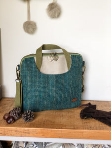 Fern Green 2.0 Harris Tweed Deskasow Handbag  - LIMITED EDITION