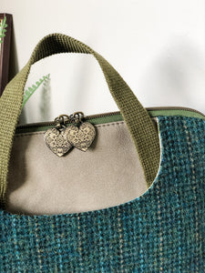 Fern Green 2.0 Harris Tweed Deskasow Handbag  - LIMITED EDITION