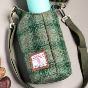 Handmade Handbags by Shelbury Meadow Foxtail Harris Tweed Cross body Bottle Bag
