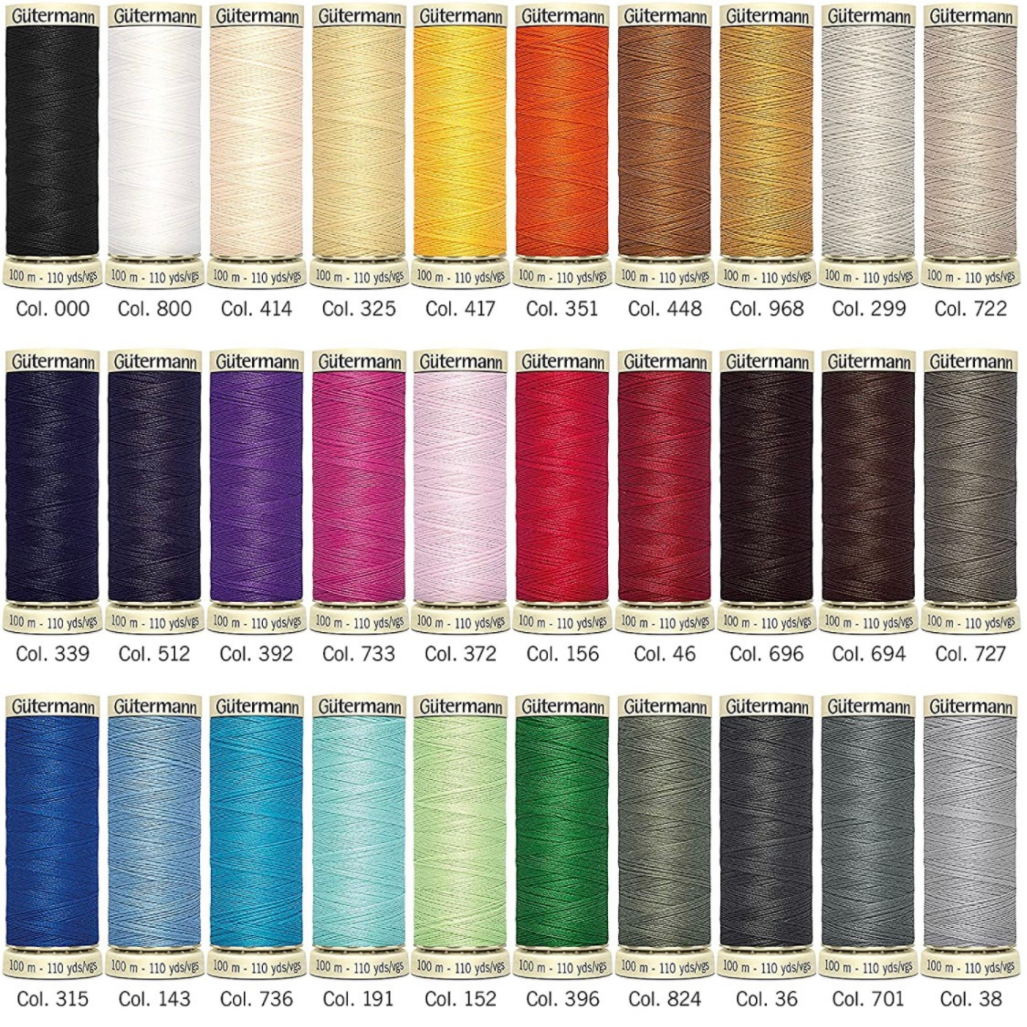 Gutermann Nostalgic Vintage Tin 1927 - 30 Spools of Sew-All Thread for Timeless Sewing Magic